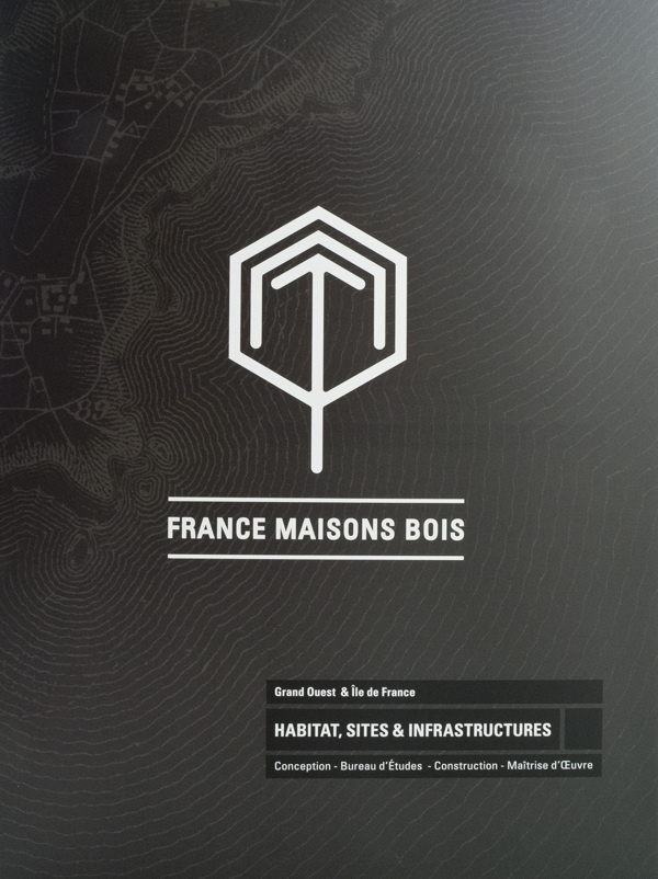 FRANCE MAISONS BOIS #logo #pattern #and
