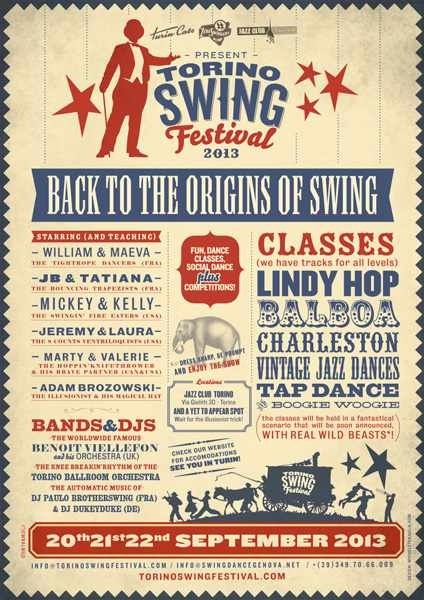 #poster #vintage #retro #lindyhop #swing #micheletenaglia