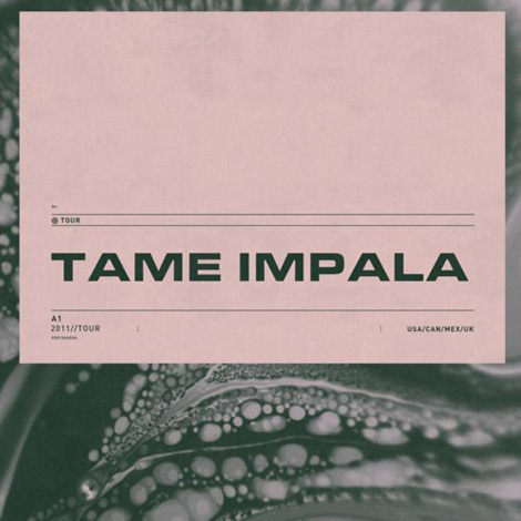 Tame Impala cover #cover #typography