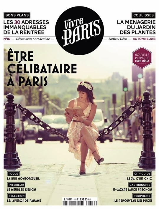 NAS CAPAS: Vivre Paris, Autumn 2013 #magazine cover #typography #autumn #2013