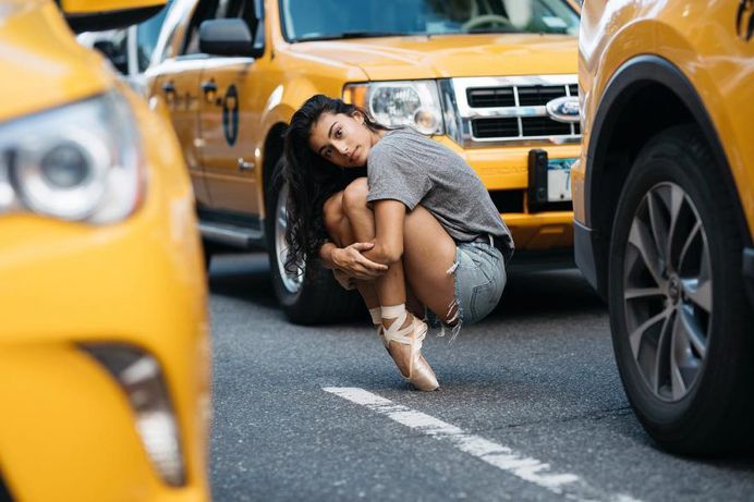 Gorgeous Street Portraits of Ballerinas by Melika Dez