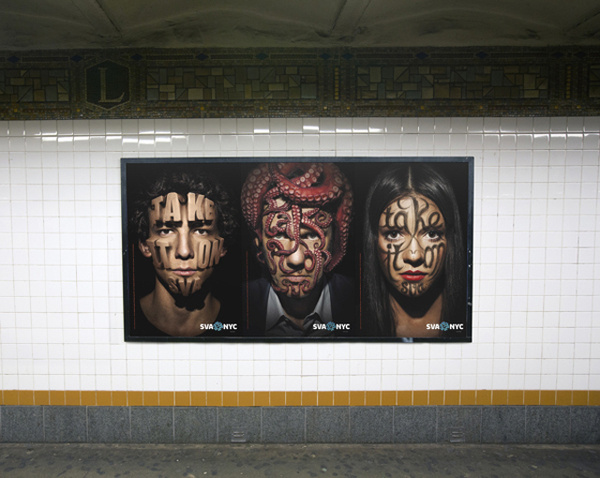 Take It On Posters – Fubiz™ #type #image