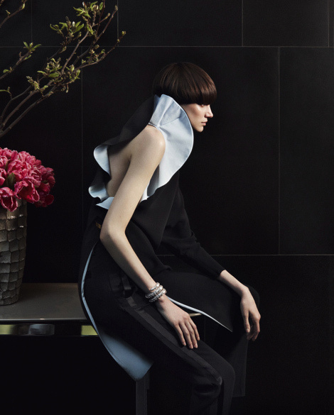 Jessica Pitti by Damian Foxe for How To Spend It #fashion #model #photography #girl