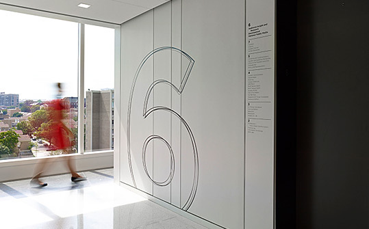 NPR Headquarters. Designed by Poulin + Morris / www.enviromeant.com #graphics #wall