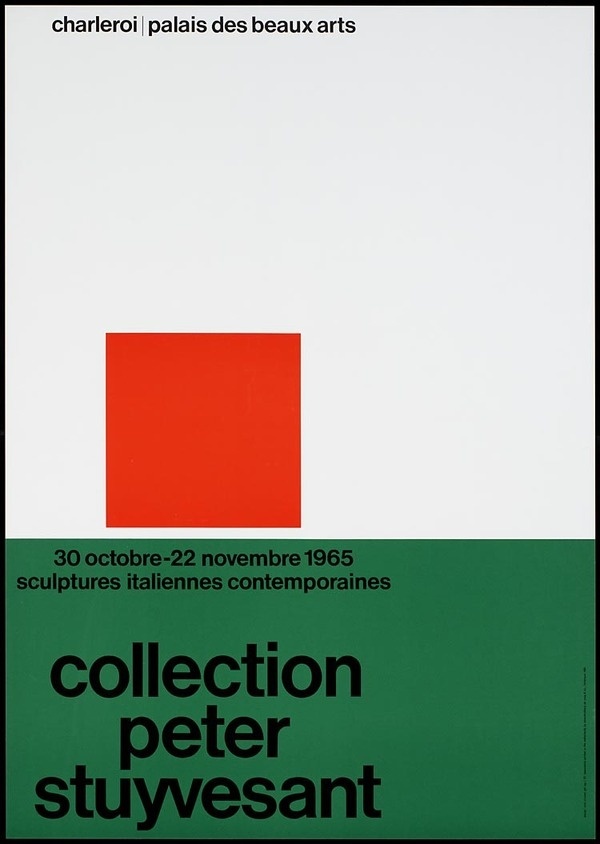 Peter Stuyvesant collection Charlerois | Palace des beaux arts, designer / art director: Crouwel, Wim #poster