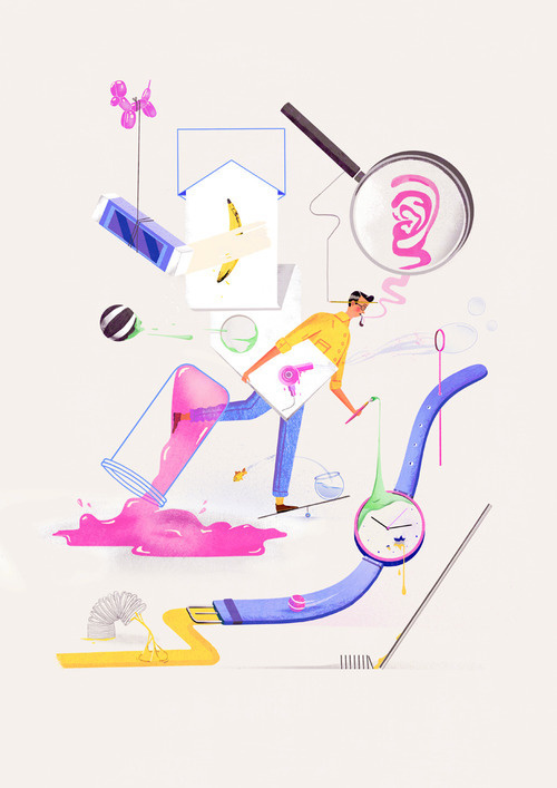 jack hudson: Experiments with Interaction #illustration #distortion #surrealism #jack hudson