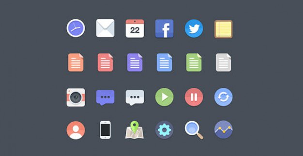 Cool social networking icons Free Psd. See more inspiration related to Design, Facebook, Icons, Social, Flat, Twitter, Flat design, Facebook icon, Psd, Social network, Social icons, Networking, Cool, Flat icon, Twitter icon and Horizontal on Freepik.