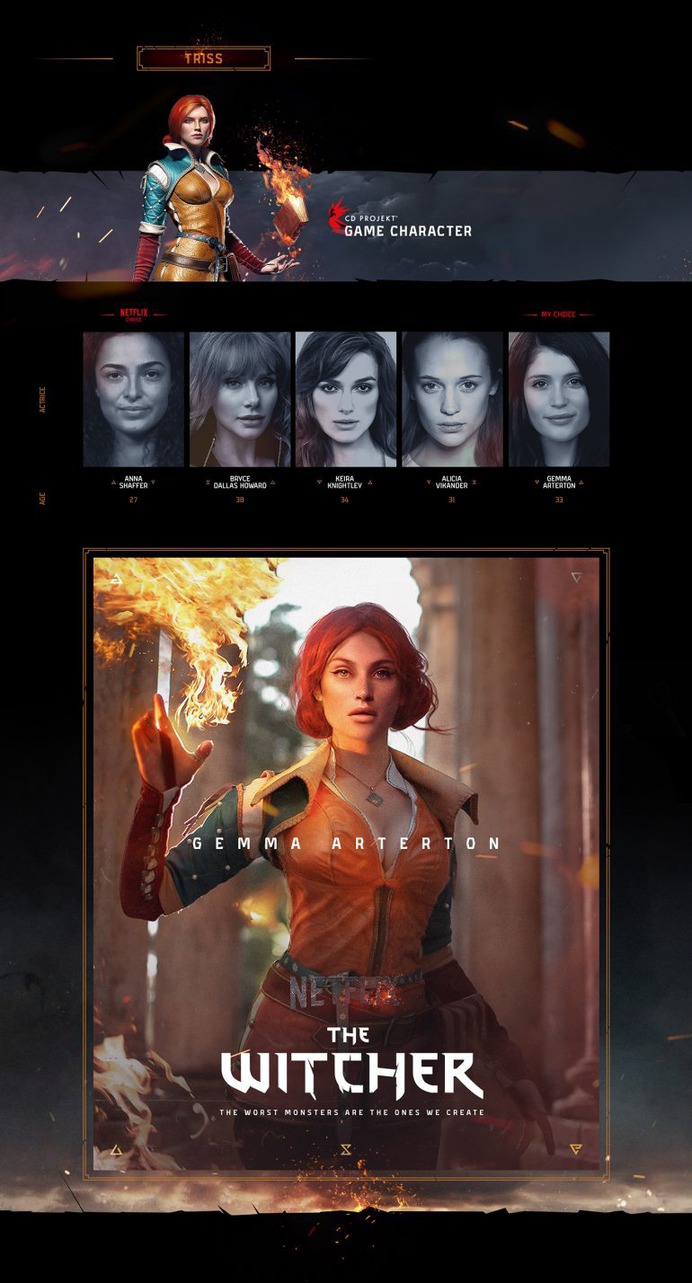 THE WITCHER x NETFLIX | alternative casting