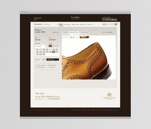 Six #website #shoe