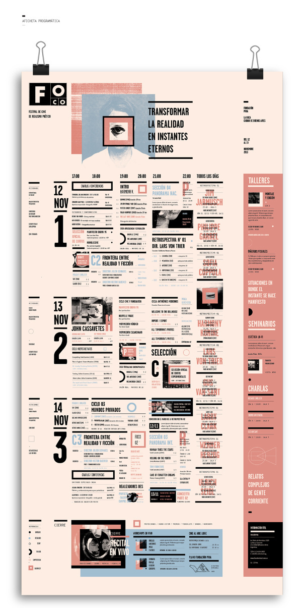 FOCO Festival on Behance #poster