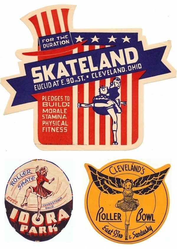 Vintage Skate Coasters | Design.org #vintage #skate #flag #coasters