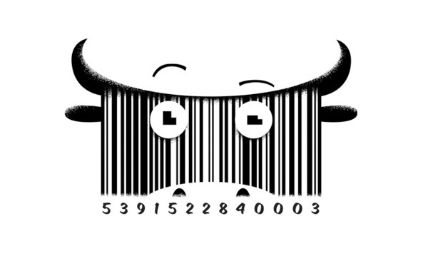 Illustrated Barcodes #packaging #illustration #barcodes