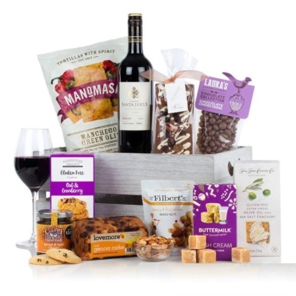 Send New Year Artisan Gift Basket to UK Free Delivery