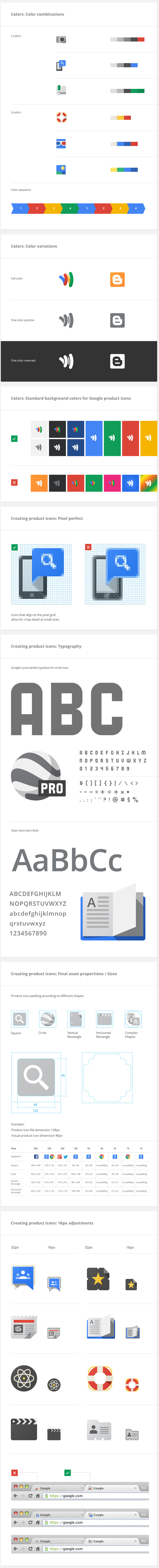 Google Visual Assets Guidelines Part 1 on Behance #google