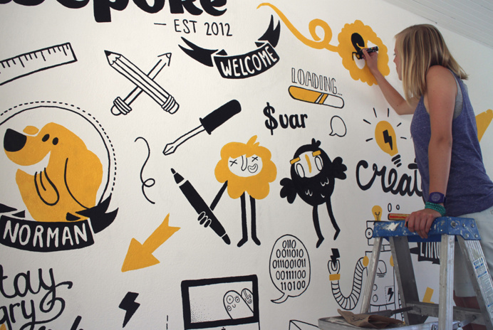 mural, flash, illustration, wepoke