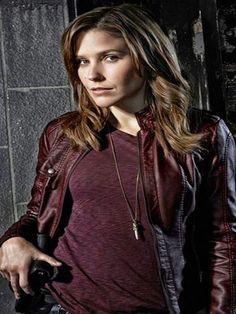 July 8 is #SophiaBush's birthday. To help you celebrate, we put together this #slideshow of some of her greatest #looks and Her #ChicagoPD Maroon #LeatherJacket