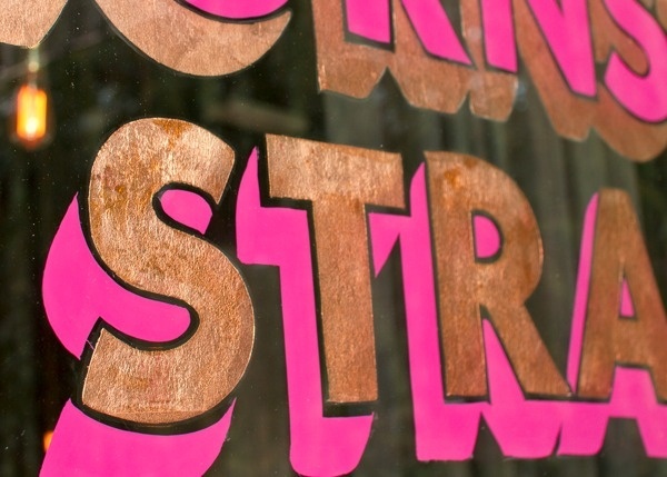 Calexico's on Behance #pink #menu #restaurant #snask #identity #gold #foil