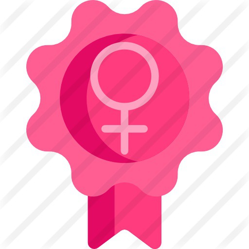 See more icon inspiration related to appreciation, feminism, miscellaneous, gender, badge, award and woman on Flaticon.