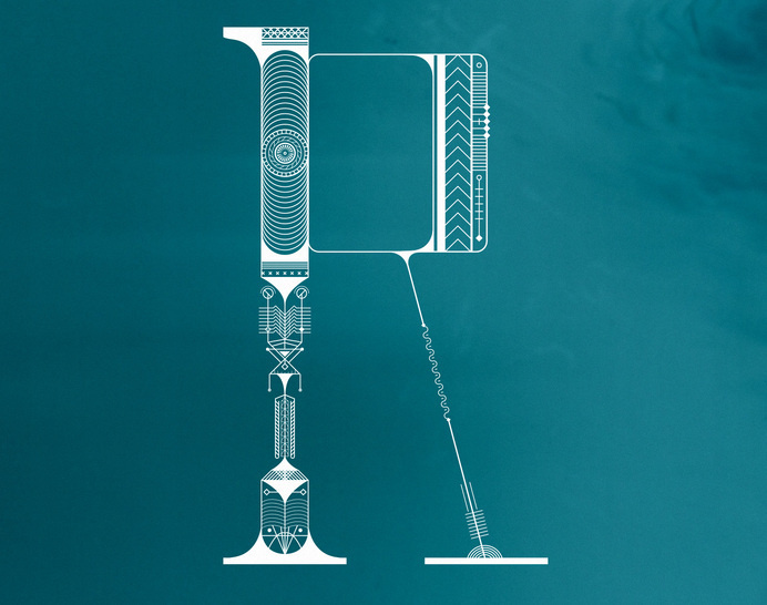 Future Mix, Santa Fe, NM- Futuristic Navajo typographical exploration #typography