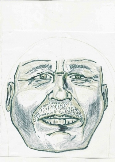 fency face on the Behance Network #face #head #pencil #sketching