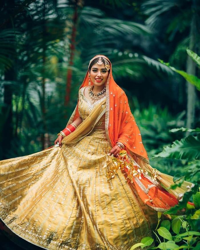 Lehenga Color Combination for bride