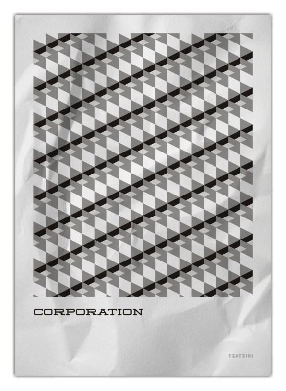 corp | zoom | digart.pl #corp #minimalistic #coropration #poster #tzatziki