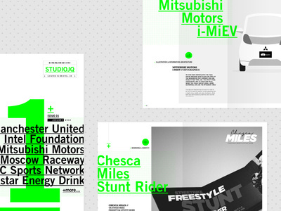 STUDIOJQ 2014 // Branding Deck Layout #green #swiss #branding #print #portfolio #vibrant #newspaper #logo #type #layout #spot #typography