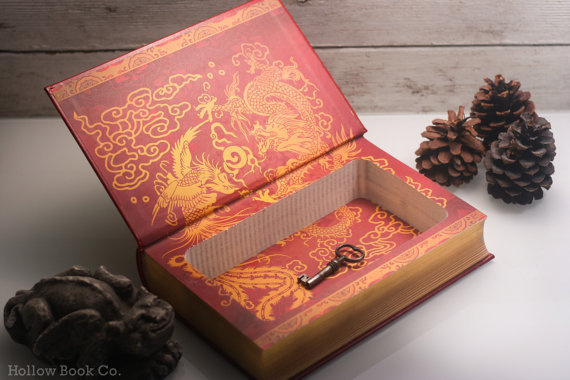 Hollow Book Safe Art of War (LEATHER BOUND) #wedding #strategy #sun #martial #safe #bound #of #war #asian #book #military #hollow #chinese #arts #groomsman #gift #leather #art #bridesmaid #tzu