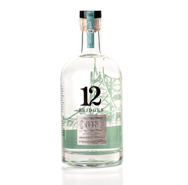 12 Bridges Gin on the Behance Network #packaging #gin