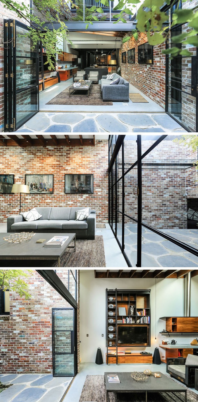 A Garage Was Converted Into This Comfortable Living Space