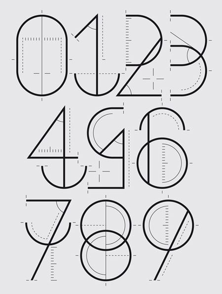 numerografia #type #number #typography