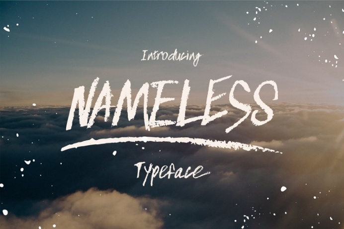 Nameless typeface