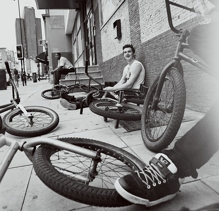 the Make , bmx team London 2010 by angelique delabre #bmx #medium #white #format #london #black #hasselblad #photography #bike #and