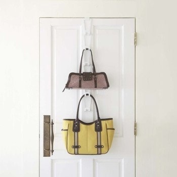 A simple, customizable storage solution for bags & purses of all sizes. #hangers #design #home #product #industrial