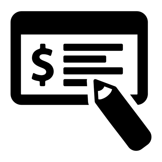 See more icon inspiration related to check, bank, money, payment method, dollar symbol and business on Flaticon.