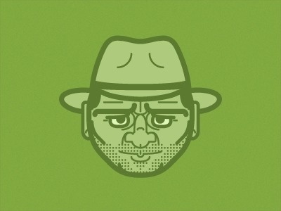 Dribbble - Anything but Snakes by Chris Gerringer #bright #vector #minimal #face #character