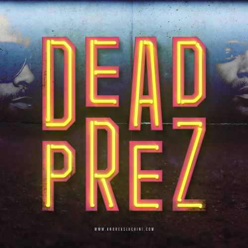 Dead Prez #deadprez #m1 #hiphop #typography #branding