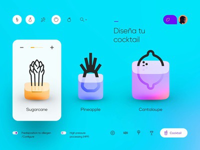 Summer Vibes ice cream liquid food donut drink product app juice illustration icon gallery candy sweet cocktail health fruit