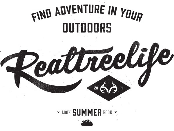REALTREE® 2014 Summer Look Book on Behance #type #hand #branding #texture