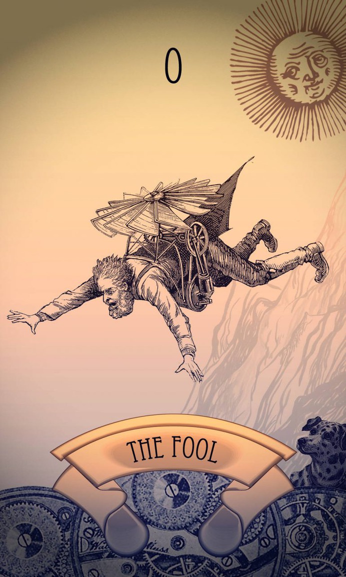 Steampunk Tarot Card: The Fool