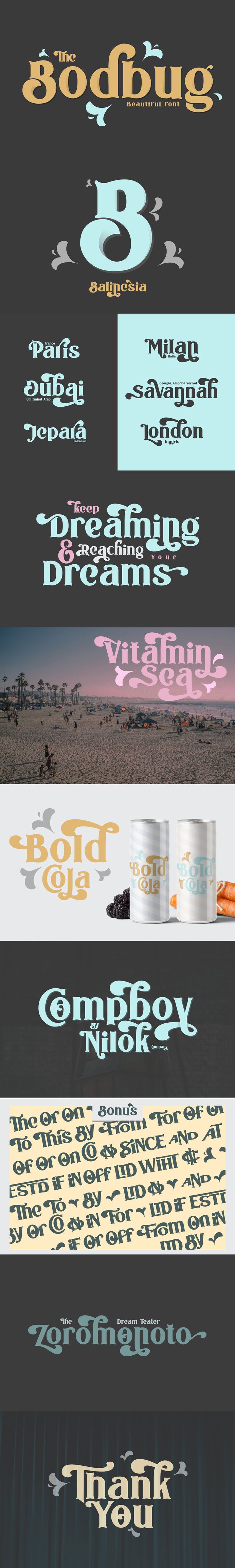The Bodbug Typeface