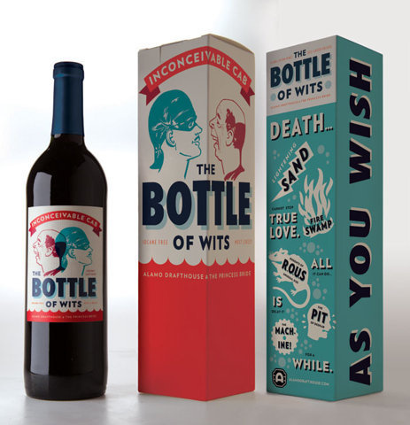 Alamo Wine's The Bottle ofÂ Wits - The Dieline: The World's #1 Package Design Website -