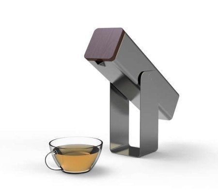 Want to relax and enjoy a cup of tea? Let the beautiful and futuristic teapot serve you with a tip! #lifestyle #design #home #product #industrial