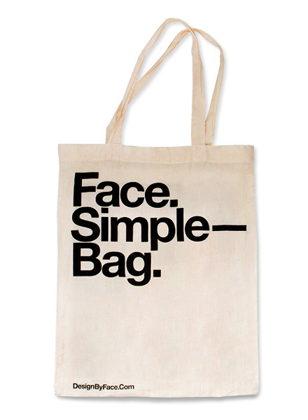 Face Bag — Design by Face. #bag #screen #helvetica #print