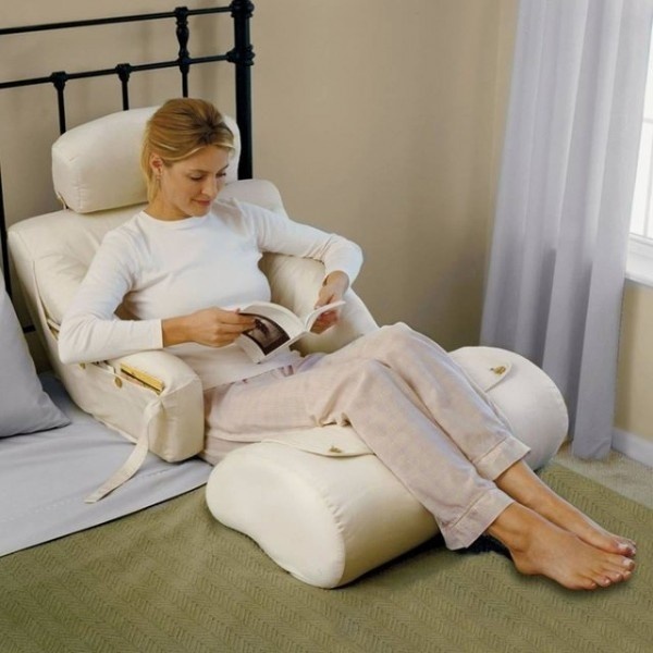 The BedLounge Hypoallergenic Bed Rest Pillow #pillow #home