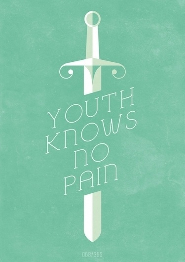Youth knows no pain