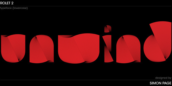 Rolet Typeface on the Behance Network #typography