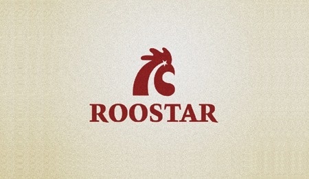Roostar #logo #negativespace
