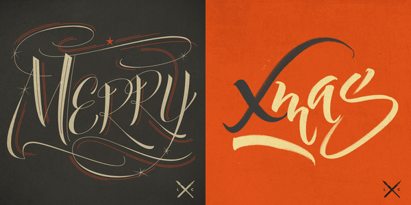 MerryXmas-01 #calligraphy #lettering