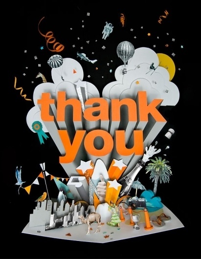 orange_thankyou.jpg (JPEG Image, 590 × 759 pixels) - Scaled (94%) #illustration #design #collage #typography